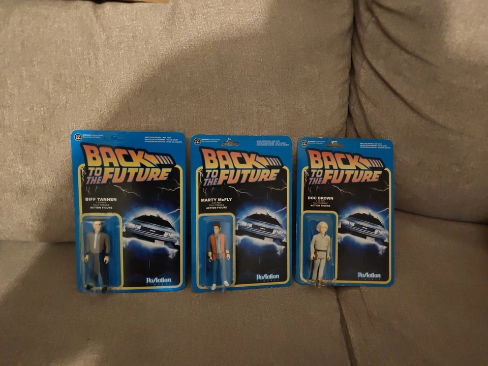 LOT 3 FIGURINES NEUVES FUNKO BACK TO THE FUTURE REACTION ( RETOUR VERS LE FUTUR - Photo 1/2