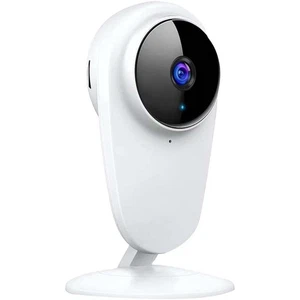 TELECAMERA WIFI SORVEGLIANZA INTERNA FULL HD VISIONE NOTTURNA SICUREZZA AUDIO - Picture 1 of 8