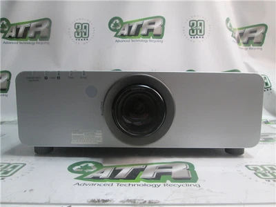 Panasonic PT DW730US Projector 662 Lamp Hrs 8240 Run Hrs Power Cord Included - Image 1 of 4