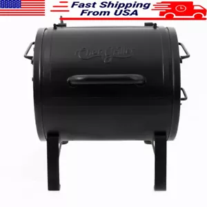 Portable Charcoal Grill and Side Fire Box Attachment BBQ Offset Smoking Methods - Picture 1 of 6