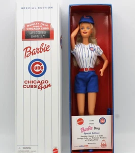 Commemorative Chicago Cubs Fan 2000 Barbie #27969 Spieltag Sonderedition Neu im Karton - Bild 1 von 6