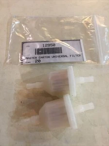 2) For Briggs&Stratton Universal Fuel Filter 4105, 4112 For 1/4” Or 5/16” Fuel L - Picture 1 of 3