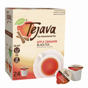 Unsweetened Black Tea with Natural Apple-Cinnamon Flavor Pods, Award-Winning Tea - Picture 1 of 15