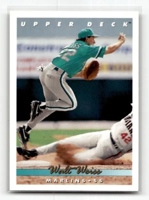Walt Weiss  1993 Upper Deck #533  Florida Marlins Baseball Card - Image 1 of 2