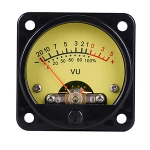1 Pcs VU Meter With Backlight Db Power Meter 45mm Volume W/ Driver Board New - Picture 1 of 24