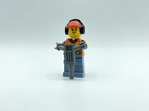 Minifigura 100 % real Lego City trabajador de la construcción 60219 - Imagen 1 de 1