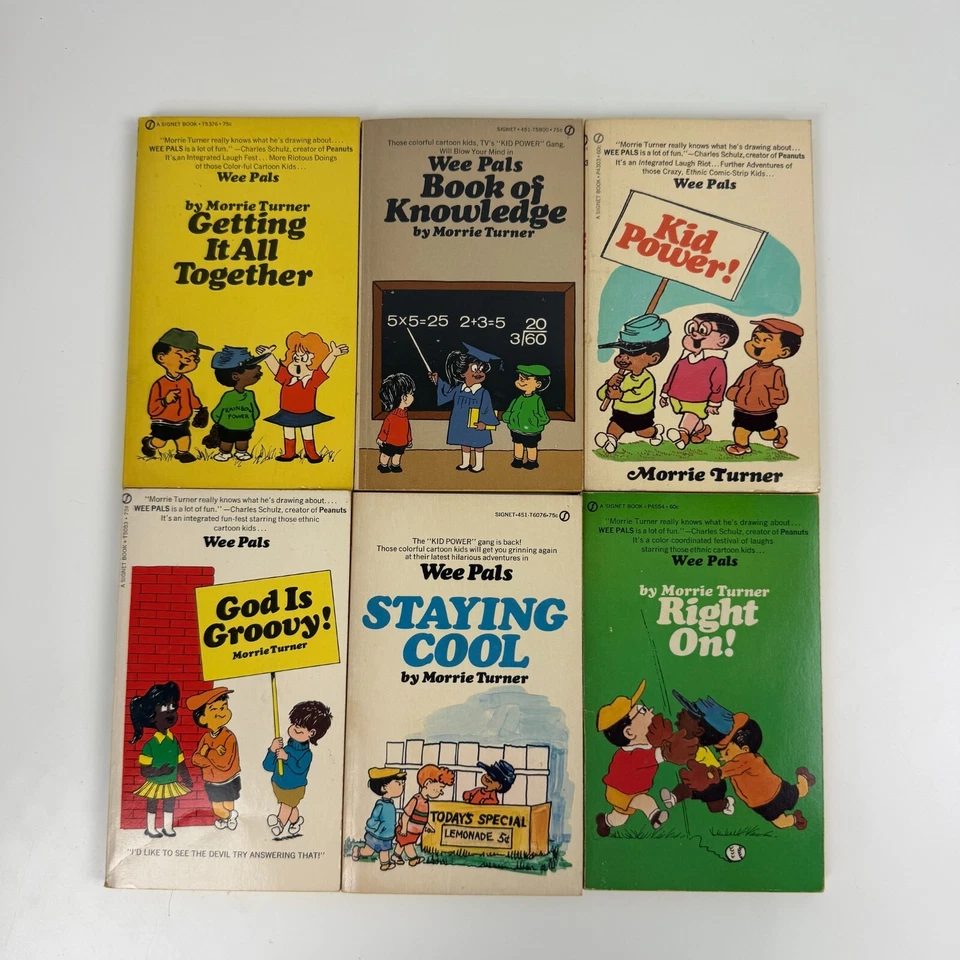 Lot of 6 Morrie Tuner Wee Pals Comic Books Paperback 1970s First Editions - Image 1 of 4