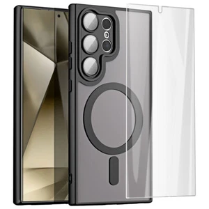 MagSafe Shockproof Case Cover with Screen Protector For Samsung Galaxy S24 Ultra - Picture 1 of 9