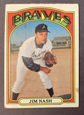 1972 Topps #401 Jim Nash Atlanta Braves - Image 1 of 2