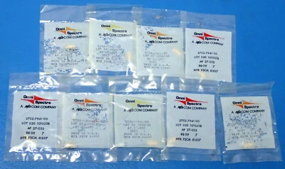 OMNI-SPECTRA 2702-7941-00 SMA COAXIAL RF CONNECTOR, LOT OF 9, NOS! - Image 1 of 4