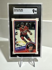 1984-85 O-Pee-Chee OPC Hockey #259 Chris Chelios RC Rookie HOF SGC 9 MINT