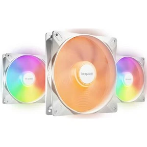 be quiet! Light Wings LX 140mm PWM White Lüfter 3-Pack RGB Hub mattierte Blätter - Bild 1 von 8