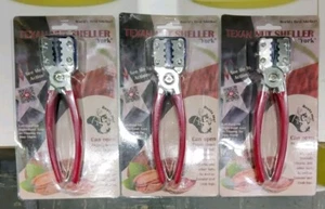 3 PK Texan Nut Sheller "York" Nut Cracker / Pecans Brazil Nuts Walnuts Almonds - Picture 1 of 1