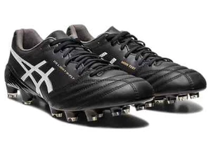 Black White Soccer Cleats ASICS DS LIGHT X-FLY 5 1101A047 001 - Picture 1 of 10