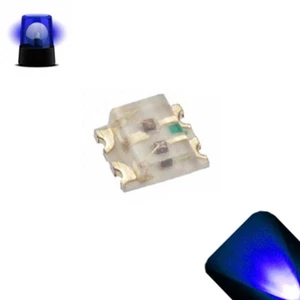 20 x 0606 0603 LED SMD blau langsam blinkend ultrahell blinkend Nano - Bild 1 von 3