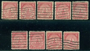 SCOTT # 682, USED, FINE-VERY FINE, 9 STAMPS, GREAT PRICE! - Picture 1 of 1