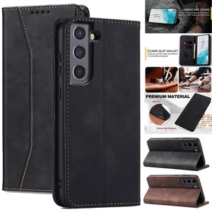 Für Samsung Galaxy S22/S22+ 5G Hülle Stoßfest Schutzhülle Leder Handy Cover - Bild 1 von 24