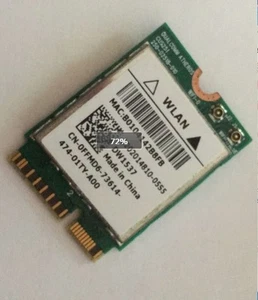 Dell DW1537 Atheros QCSNFA282 WIFI WLAN card+Bluetooth M.2 for Dell Venue 11 Pro - Picture 1 of 1
