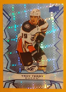 TROY TERRY 2022-23 UD ICE ICE BLUE PARALLEL #71 ANAHEIM DUCKS NM-MT  A2 - Imagen 1 de 2