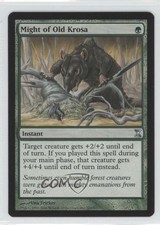 2006 Magic: The Gathering - Time Spiral Might of Old Krosa #204 n0n