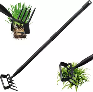 Garden Hoe for Weeding, Stirrup Hoe 62" Long Handle Scuffle Cultivator Hoe Garde - Picture 1 of 12