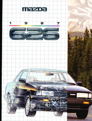 1987 Mazda 626 22-page Original Car Sales Brochure - GT Turbo Foto 1 de 4