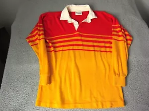 Vintage Iowa State Cyclones Jersey Mens Large 42 Red Halbro England 70s Shirt - Picture 1 of 18
