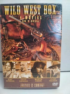 WILD WEST BOX 4 Movies (DVD, 2-Disc Set, 2005) Slipcover - Picture 1 of 3