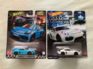 Hot Wheels - 2023 Fast & Furious Premium - Porsche 718 Cayman GT4 - New - Picture 1 of 5