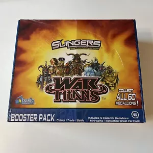 Slingers War Titans Booster Pack Box NEW SEALED - 5 Medal/pack - 24 Packs/box - Picture 1 of 8
