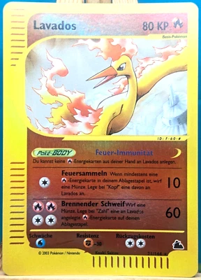 POKEMON - Skyridge - Lavados - 21/144 - REVERSE HOLO - deutsch - Bild 1 von 2