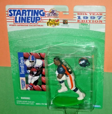1997 TERRELL DAVIS Denver Broncos #30 дебютант стартовый состав - Изображение 1 из 3