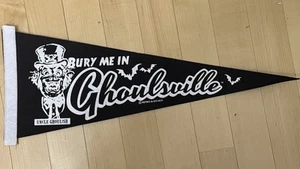 Ghoulsville Horror Deko Retro A Go Go Halloween Wimpel Onkel Ghoulish 1/50 LTD - Bild 1 von 4