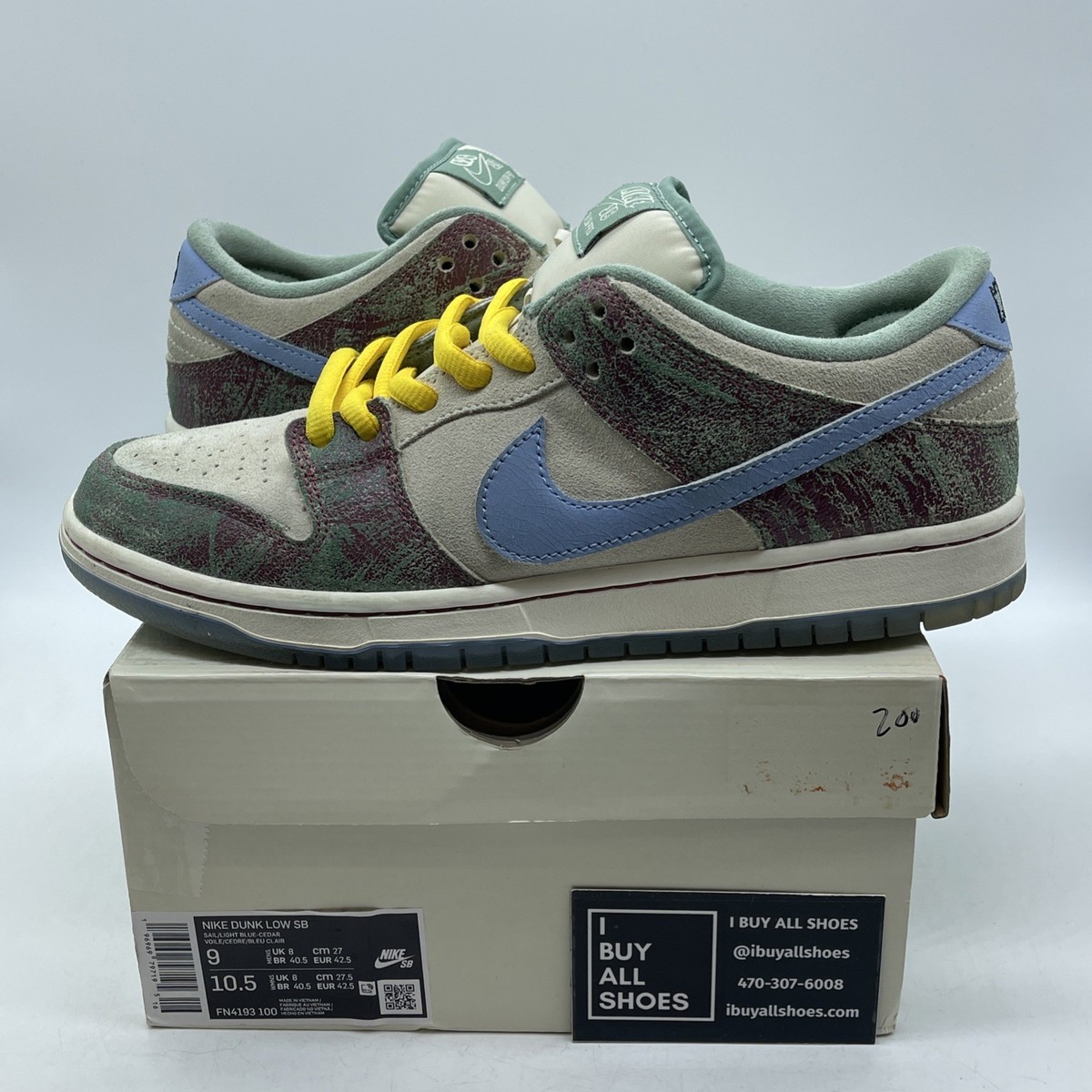 Nike Crenshaw Skate Club x Dunk SB Low Ivory for Sale Nike Crenshaw Skate Club x Dunk SB Low Ivory for Sale
