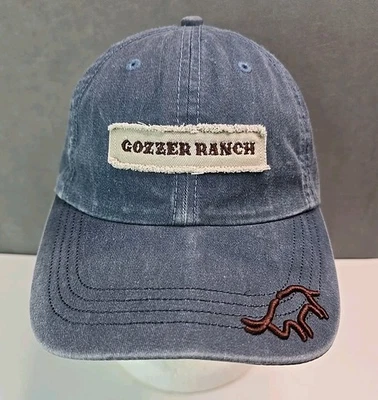 Gorra de golf Gozzer Ranch desgastada correa trasera parche bordado dirección en ala Foto 1 de 4