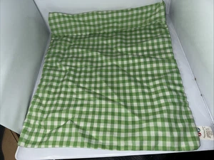 VTG 1979 FISHER PRICE GREEN & WHITE PLAID TABLECLOTH to KITCHEN SET 919 - Picture 1 of 6