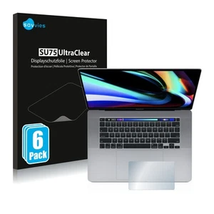 6x Ochraniacz ekranu do Apple MacBook Pro 16" 2019 (gładzik dotykowy) Ochrona - Zdjęcie 1 z 11