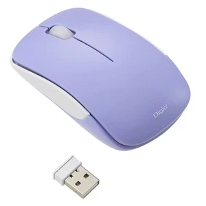 Digio2 Wireless 3-Button BlueLED Mouse, Lightweight, 50g, For Kids, Purple - Bild 1 von 8
