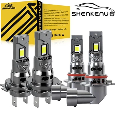 Kit de bombillas de faros LED 9005+H7 para Kia Forte EX 2017-2020 sedán 4 puertas 2,0 L Foto 1 de 4