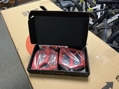 Kona Wah Wah  Composite Large pedals.  New in box.  Orange Color - Image 1 of 4