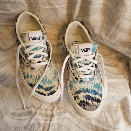 Scarpe Vans donna 6 Doheny blu tie dye sneakers stringate ballerine 508731 tela