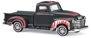 Busch 48241 HO Scale 1950 Chevrolet Pickup Truck -- Crazy Car Haifisch - Picture 1 of 1