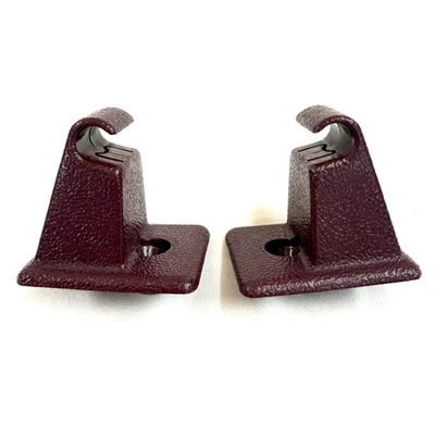 1995-1999 Yukon Sun Visor Clips Ceiling Retainer Hook Mount Pair Ruby Red Maroon - Image 1 of 3