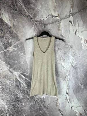 Brunello Cucinelli Cream Tank Top sz Large - Imagem 1 de 4