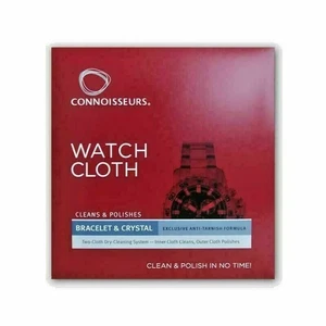 Uhr Polieren Tuch Schmuck Reinigung Reinigt & Politur Uhren Connoisseurs - Picture 1 of 10