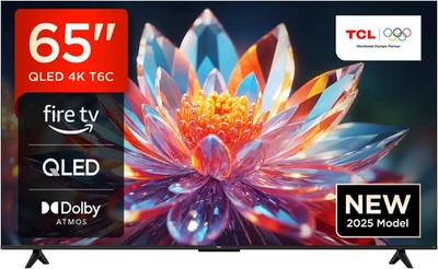 65T6C 65" QLED TV 4K HDR, Fire TV (Dolby Vision E Atmos, HDR10+, Premi E Chiedi  - Immagine 1 di 4