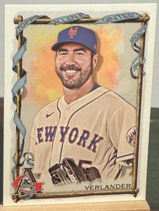 2023 Allen and Ginter #358 Justin Verlander Image Variation New York Mets - Picture 1 of 2