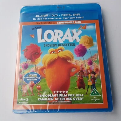 Dr Seuss The Lorax Blu-ray DVD Digital Skoven Beskytter Swedish English NEW - Image 1 of 4