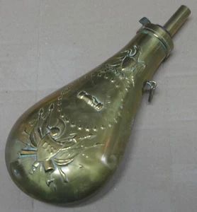 Powder Flask Martial Peace like Riling 860/1 unsigned but with P on lever - Picture 1 of 5
