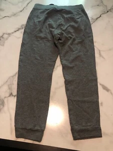 Armani Exchange Joggers Pants Men's Medium Gray Cotton Elastic Waist Drawstring - Picture 1 of 8